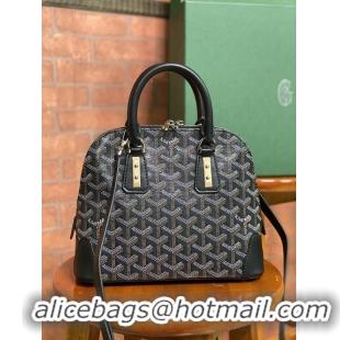 Modern Classic Goyard Vendome Top Handle Bag 2390 Black