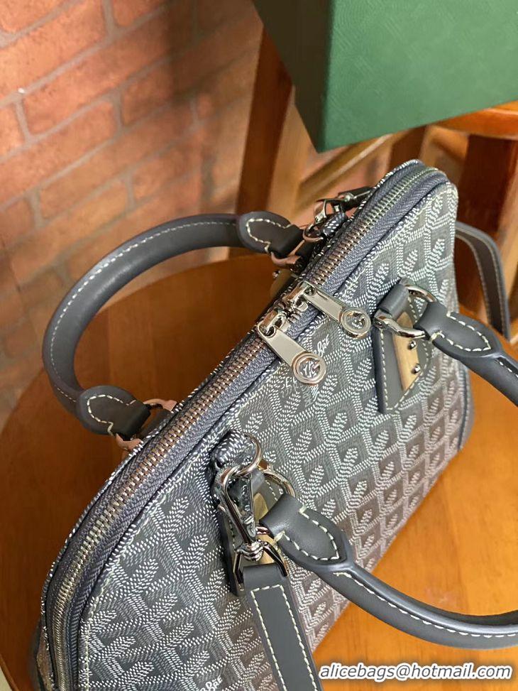 New Fashion Goyard Vendome Top Handle Bag 2390 Dark Grey