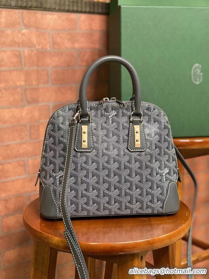 New Fashion Goyard Vendome Top Handle Bag 2390 Dark Grey