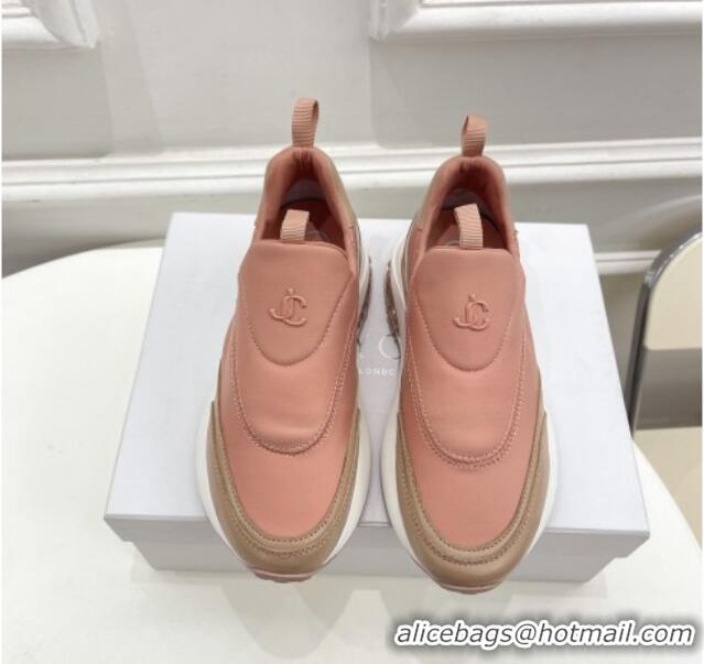 Discount Jimmy Choo Lycra Slip-on Sneakers 11664 Pink