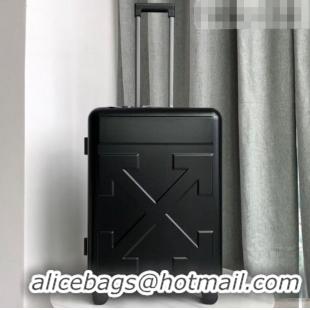 Inexpensive Off-White Quote For Travel Luggage 20 inches OF2501 Black 2021