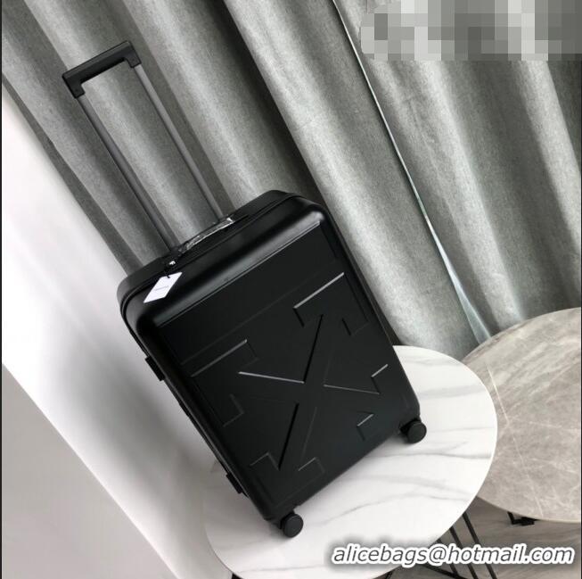 Inexpensive Off-White Quote For Travel Luggage 20 inches OF2501 Black 2021