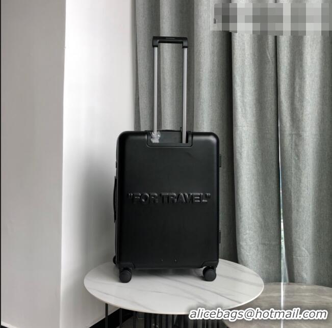 Inexpensive Off-White Quote For Travel Luggage 20 inches OF2501 Black 2021