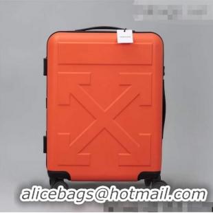 Shop Fashionable Off-White Quote For Travel Luggage 20 inches OF2502 Orange 2021