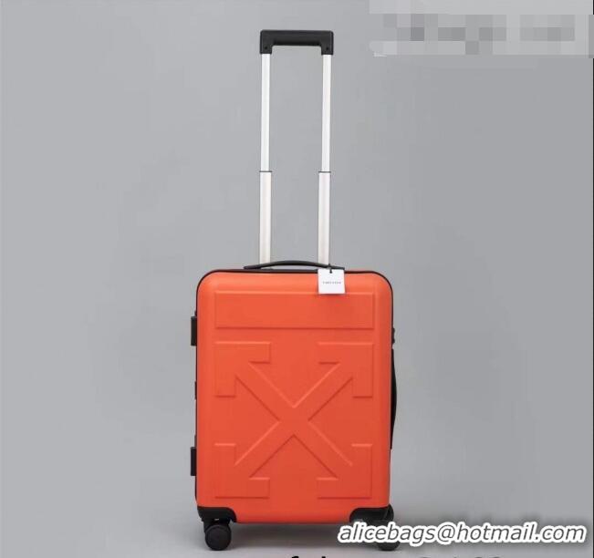 Shop Fashionable Off-White Quote For Travel Luggage 20 inches OF2502 Orange 2021