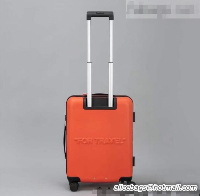 Shop Fashionable Off-White Quote For Travel Luggage 20 inches OF2502 Orange 2021