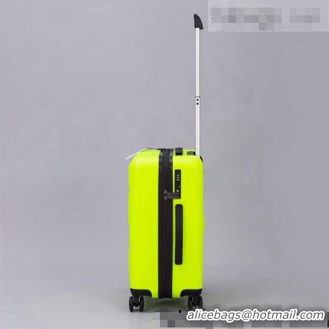 New Product Off-White Quote For Travel Luggage 20 inches OF2502 Neon Green 2021