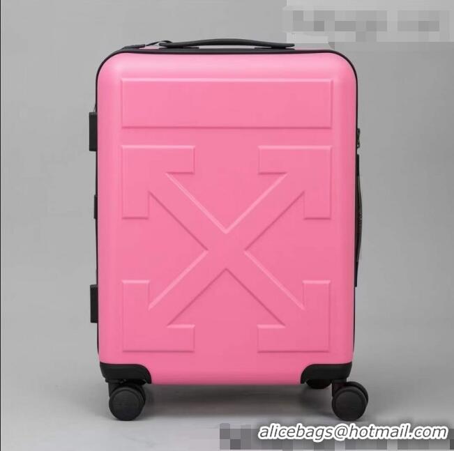 Buy Discount Off-White Quote For Travel Luggage 20 inches OF2502 Pink 2021