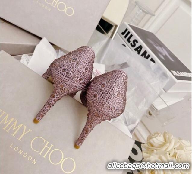 Discount Jimmy Choo Crystal Pumps 6.5cm Pink 111694