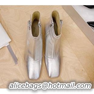 Best Price Jimmy Choo Myan Ankle Boots 4.5cm Silver 111698