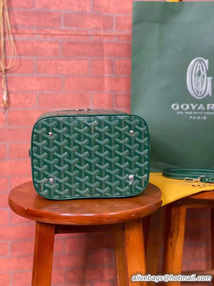 Famous Brand Goyard Muse Vanity Case GY1404 Green 2021