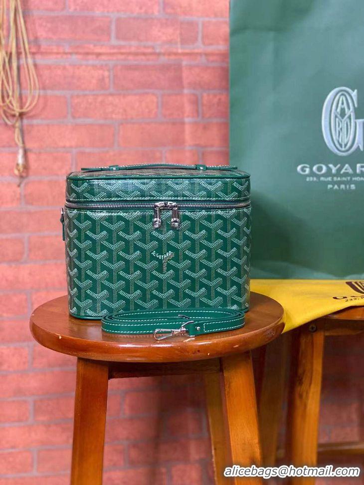 Famous Brand Goyard Muse Vanity Case GY1404 Green 2021