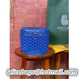 Top Grade Goyard Muse Vanity Case GY1404 Light Blue 2021