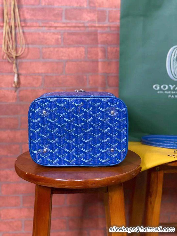 Top Grade Goyard Muse Vanity Case GY1404 Light Blue 2021