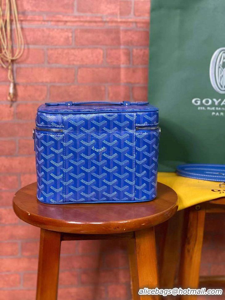 Top Grade Goyard Muse Vanity Case GY1404 Light Blue 2021