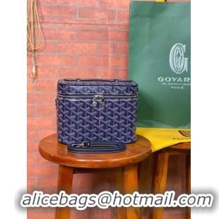 Cheapest Goyard Muse Vanity Case GY1404 Navy Blue 2021