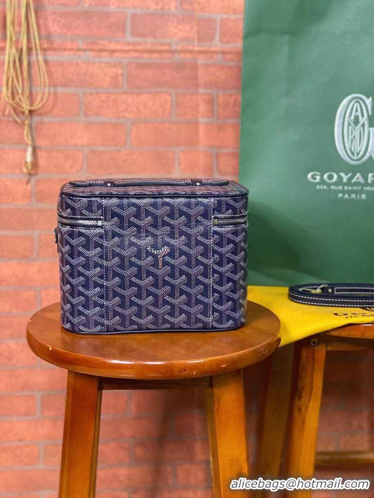 Cheapest Goyard Muse Vanity Case GY1404 Navy Blue 2021