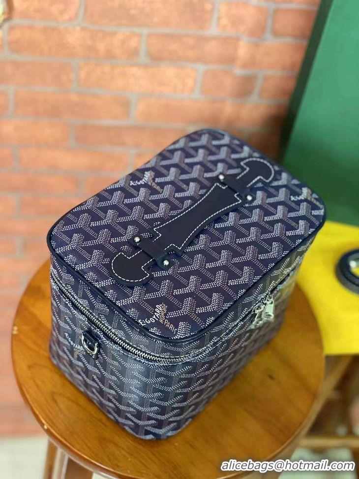 Cheapest Goyard Muse Vanity Case GY1404 Navy Blue 2021