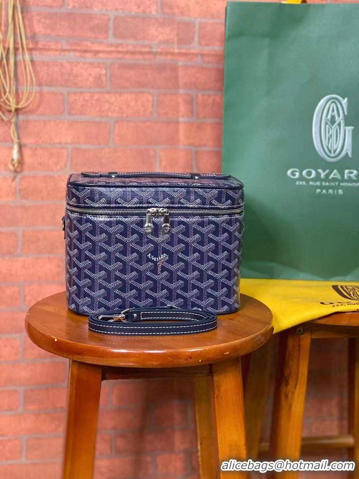 Cheapest Goyard Muse Vanity Case GY1404 Navy Blue 2021