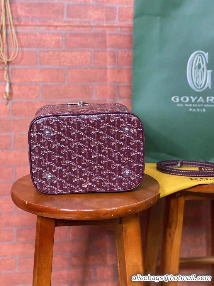 Famous Brand Goyard Muse Vanity Case GY1404 Burgundy 2021