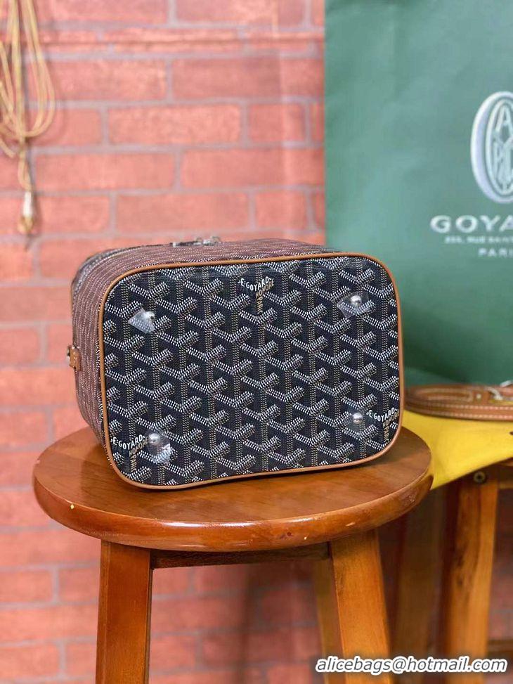 Promotional Goyard Muse Vanity Case GY1404 Black And Tan 2021