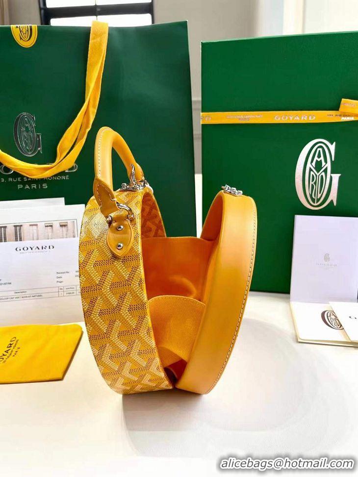 Buy Discount Original Goyard Alto Hat Box Bag GY1405 Yellow