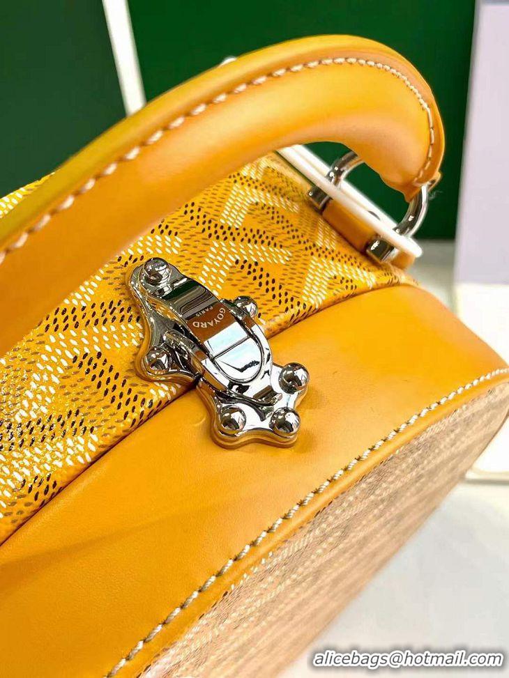 Buy Discount Original Goyard Alto Hat Box Bag GY1405 Yellow