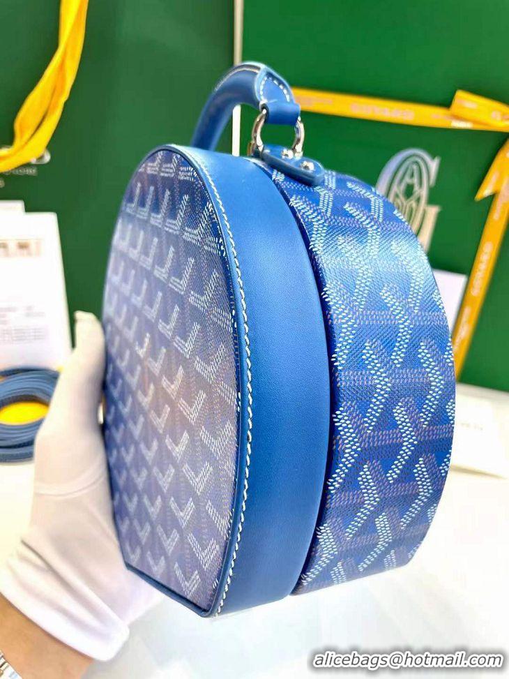 Top Quality Original Goyard Alto Hat Box Bag GY1405 Light Blue