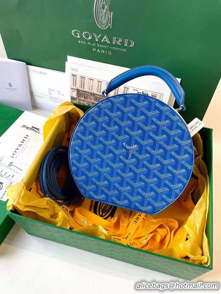 Top Quality Original Goyard Alto Hat Box Bag GY1405 Light Blue