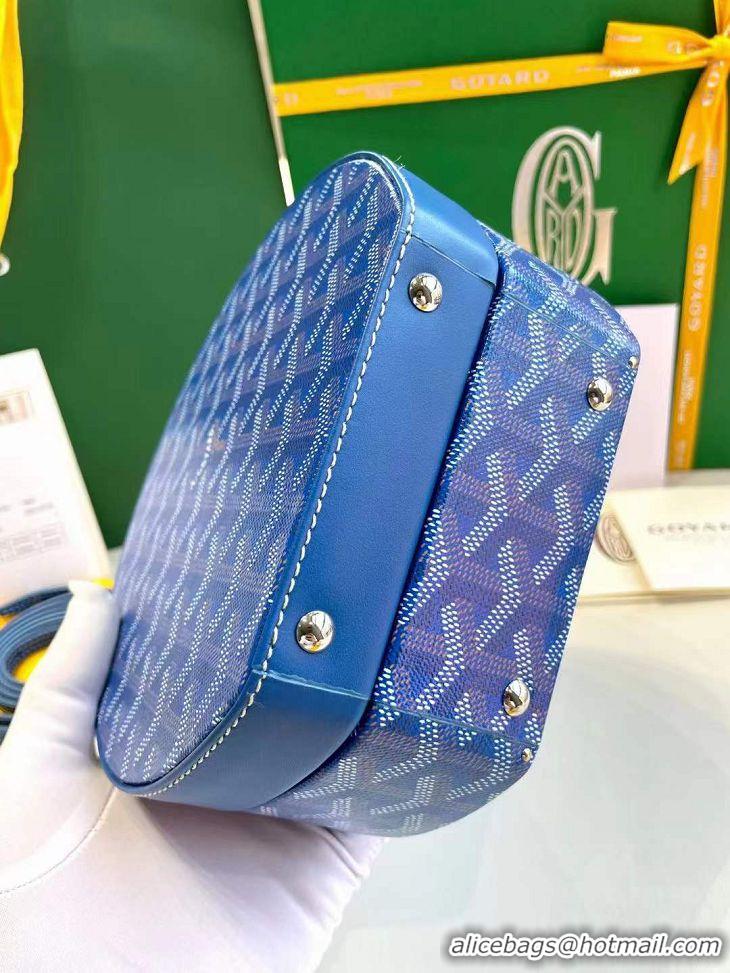 Top Quality Original Goyard Alto Hat Box Bag GY1405 Light Blue