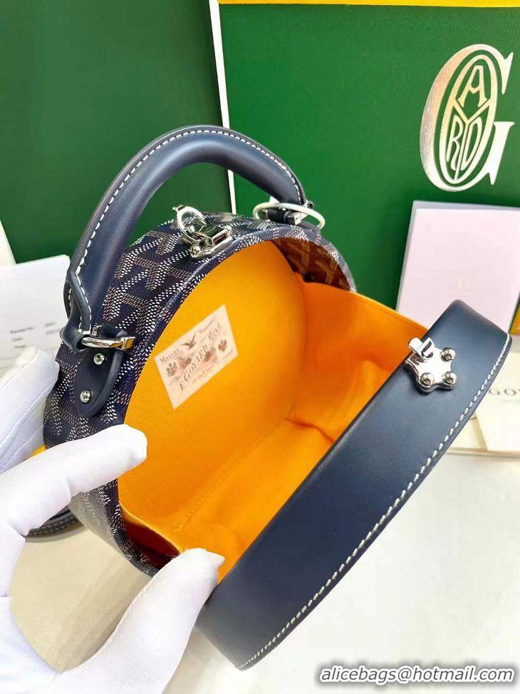 Market Sells Original Goyard Alto Hat Box Bag GY1405 Navy Blue