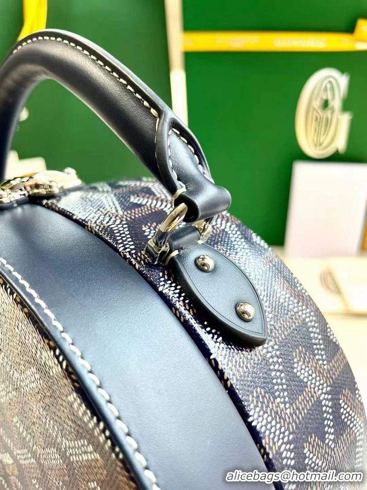 Market Sells Original Goyard Alto Hat Box Bag GY1405 Navy Blue