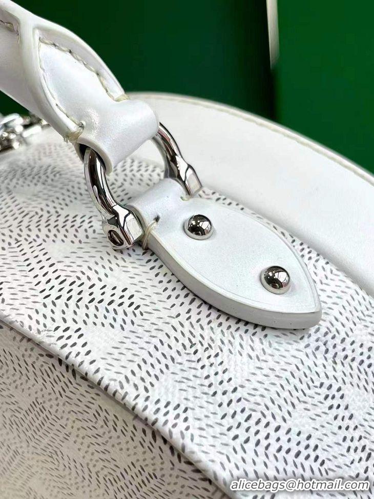 Luxurious Original Goyard Alto Hat Box Bag GY1405 White