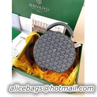 Top Quality Goyard Alto Hat Box Bag GY1405 Dark Grey