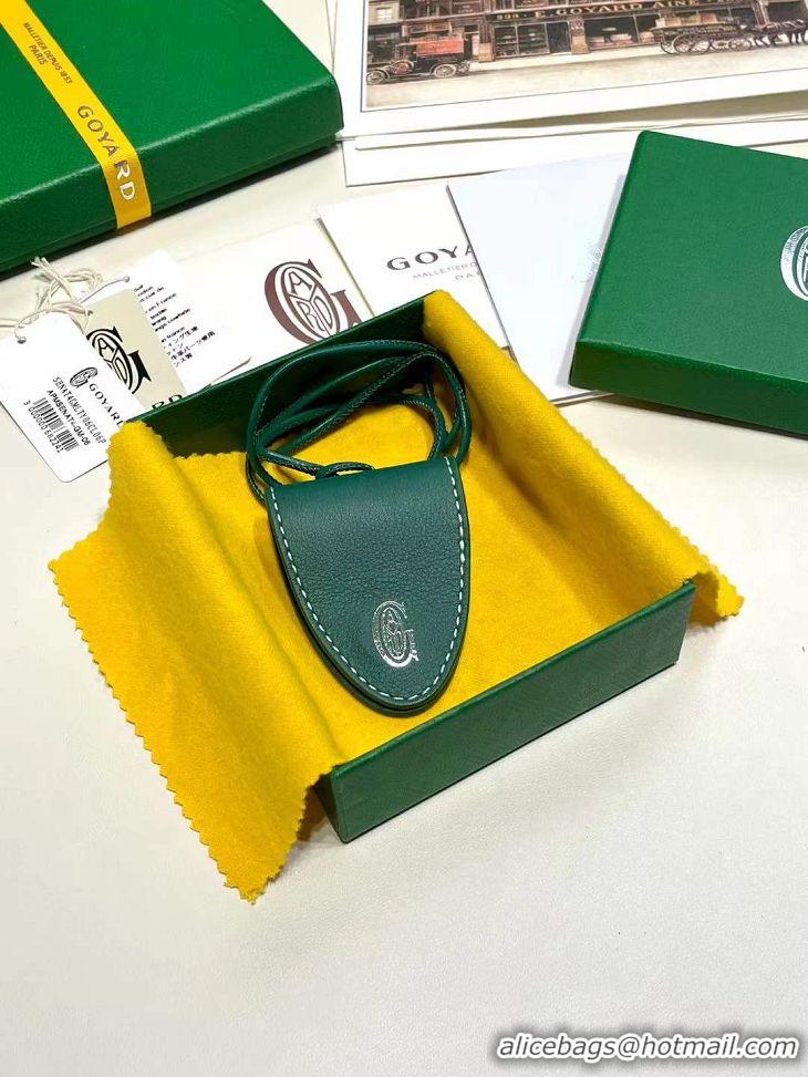 Low Cost Goyard Croc Universel Magnetic Bag/Fastening Bag Charm GY1407 Green