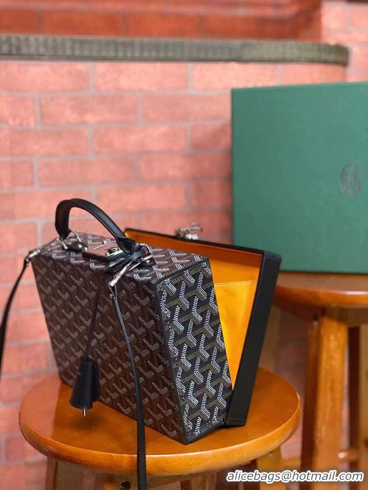 Most Popular Refined Goyard Regina Box Bag GY1408 Black