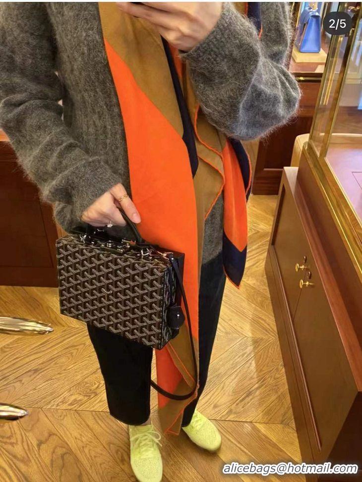 Most Popular Refined Goyard Regina Box Bag GY1408 Black