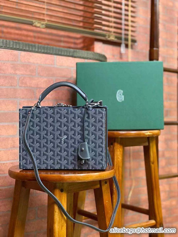 Super Quality Goyard Regina Box Bag GY1408 Dark Grey