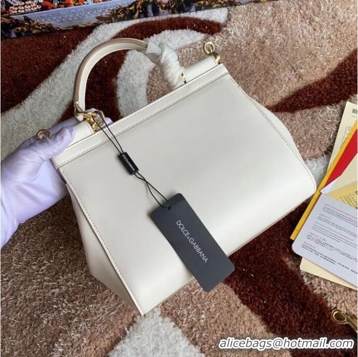 Top Quality Dolce & Gabbana Origianl Leather Shoulder Bag 5157 white