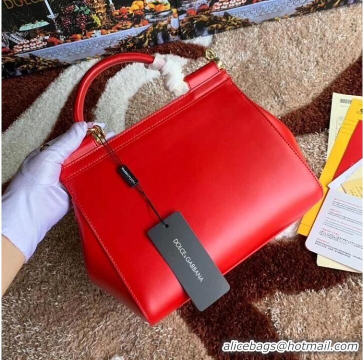 Buy Classic Dolce & Gabbana Origianl Leather Shoulder Bag 5157 Red