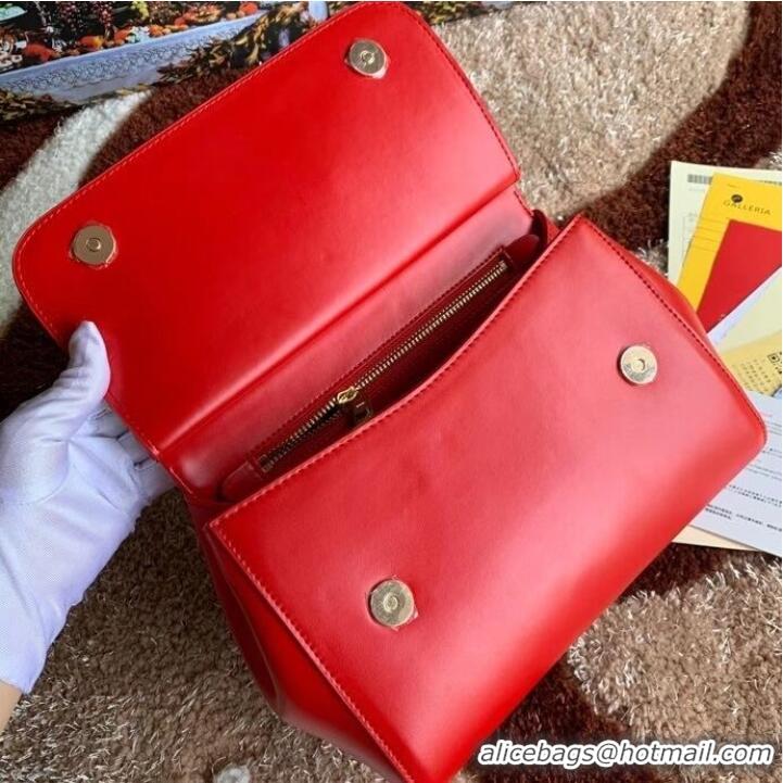 Buy Classic Dolce & Gabbana Origianl Leather Shoulder Bag 5157 Red