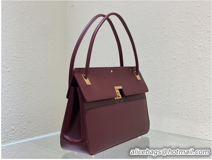 Stylish MEDIUM DIOR Shoulder Bag Calfskin C0701 Wine