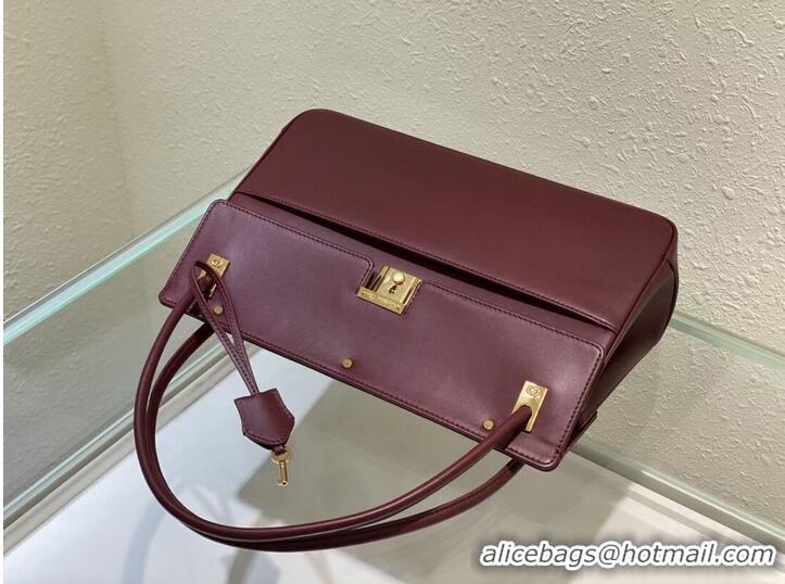 Stylish MEDIUM DIOR Shoulder Bag Calfskin C0701 Wine