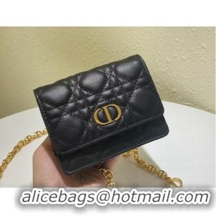 Popular Style DIOR MINI BOBBY BAG Gradient Cannage Lambskin C0952 black