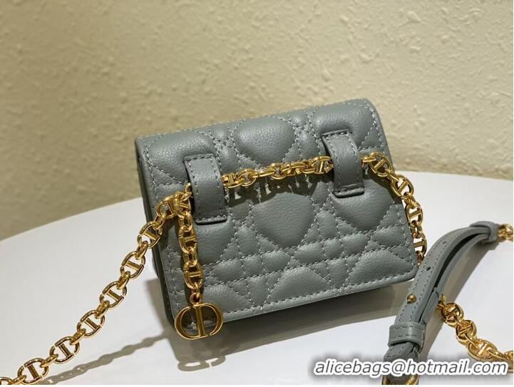 Popular Style DIOR MINI BOBBY BAG Gradient Cannage Lambskin C0952 gray