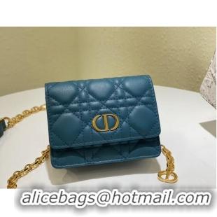 Shop Grade DIOR MINI BOBBY BAG Gradient Cannage Lambskin C0952 blue