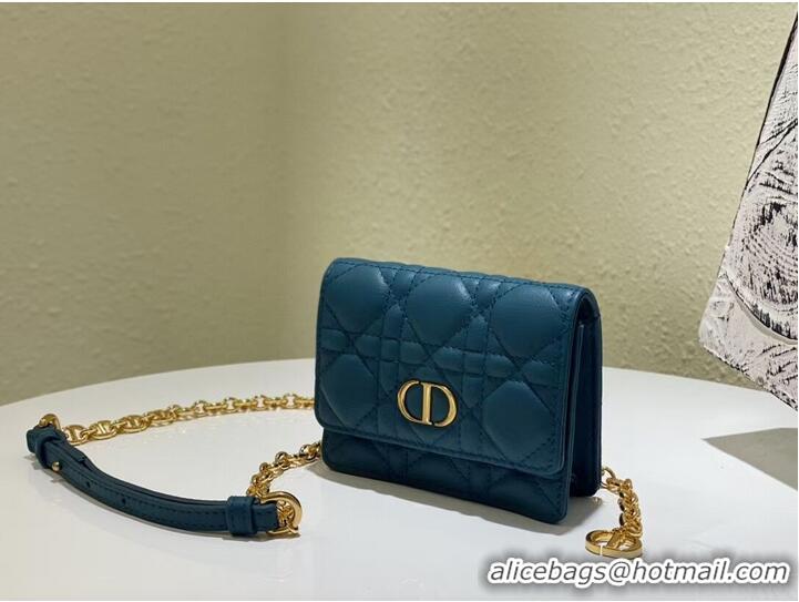 Shop Grade DIOR MINI BOBBY BAG Gradient Cannage Lambskin C0952 blue