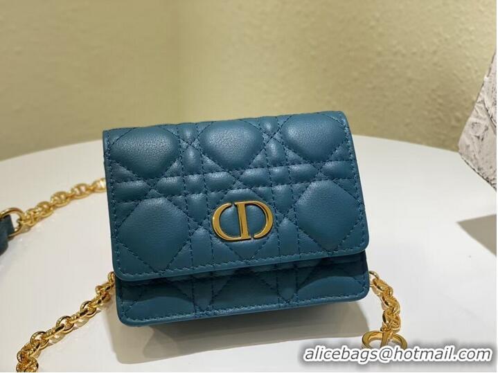 Shop Grade DIOR MINI BOBBY BAG Gradient Cannage Lambskin C0952 blue