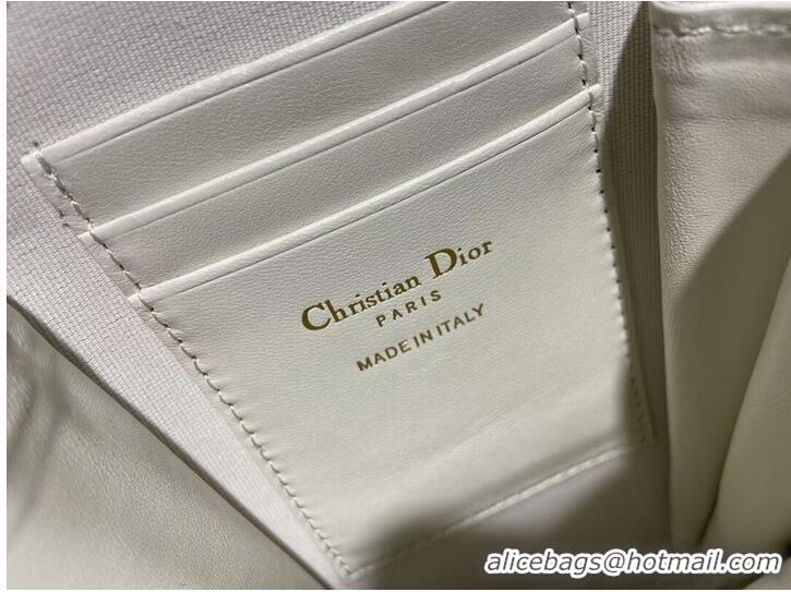 Promotional DIOR MINI BOBBY BAG Gradient Cannage Lambskin C0955 white