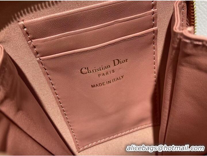 Good Quality DIOR MINI BOBBY BAG Gradient Cannage Lambskin C0955 pink